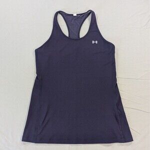 Under Armour Women's Dark Blue Racerback Tank Top Regular Size Small